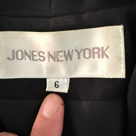 Vintage Double-Breasted Wool Blazer | Women's Size 6 - Picture 5 of 7